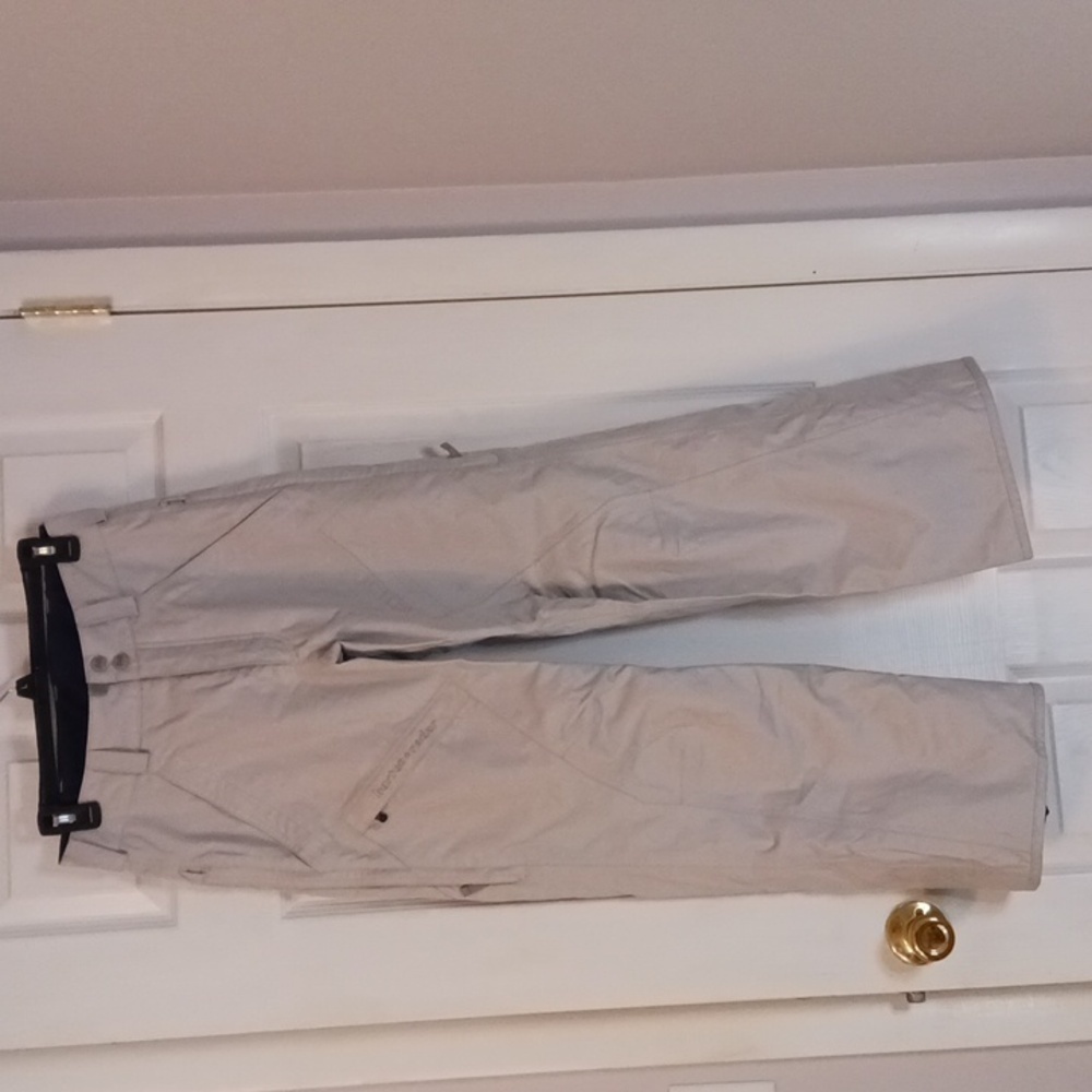 Burton snowboard women's insulated snowpants size XS color cream